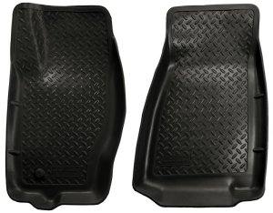 Jeep Commander Floor Mats - Front - Husky Liners - Classic Style - Black - `05-`10